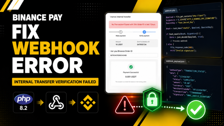 How to Fix Binance Auto Payment Verification Errors in SMM Scripts (PHP 8.2)