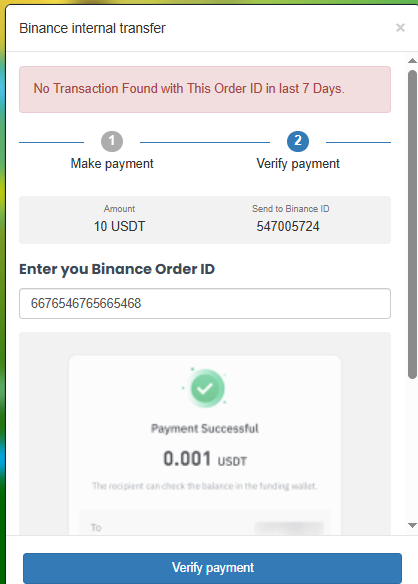 Binance Auto Payment Error in PHP 8.2 logs