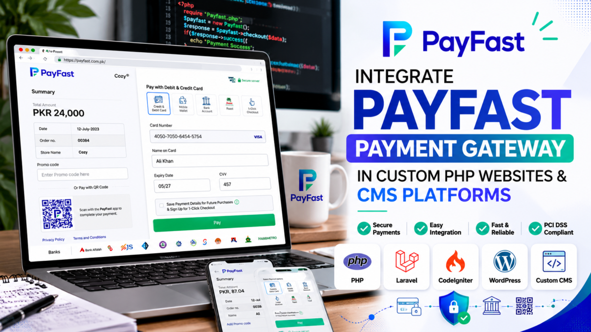 How to Integrate Payfast Payment Gateway in Custom PHP Websites & CMS Platforms