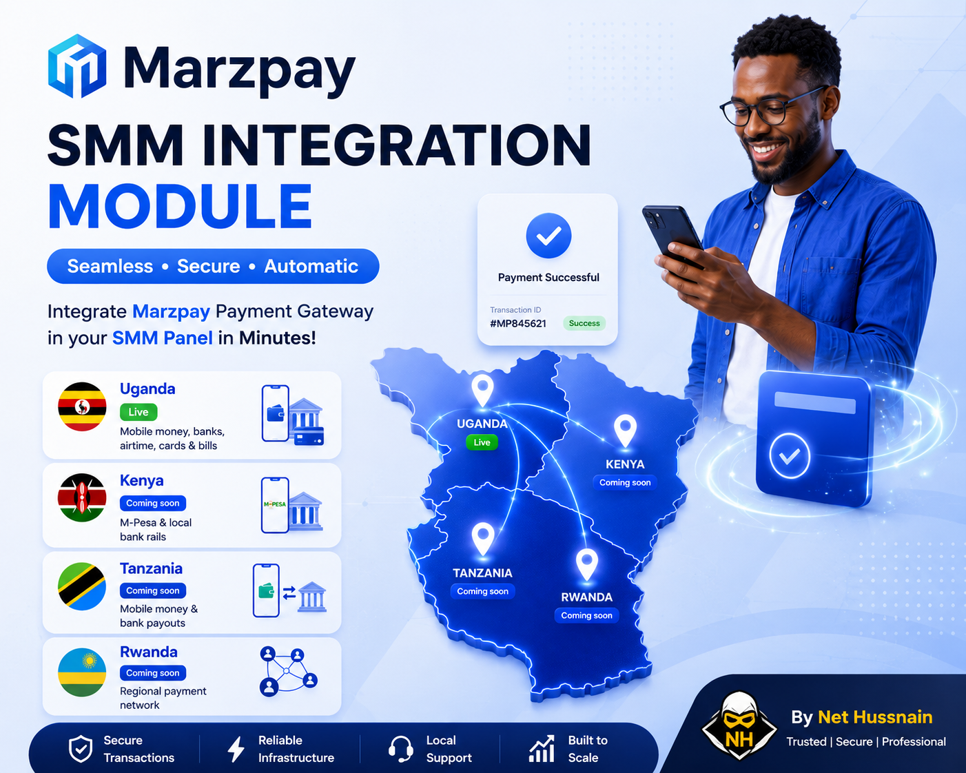 Marzpay SMM integration module