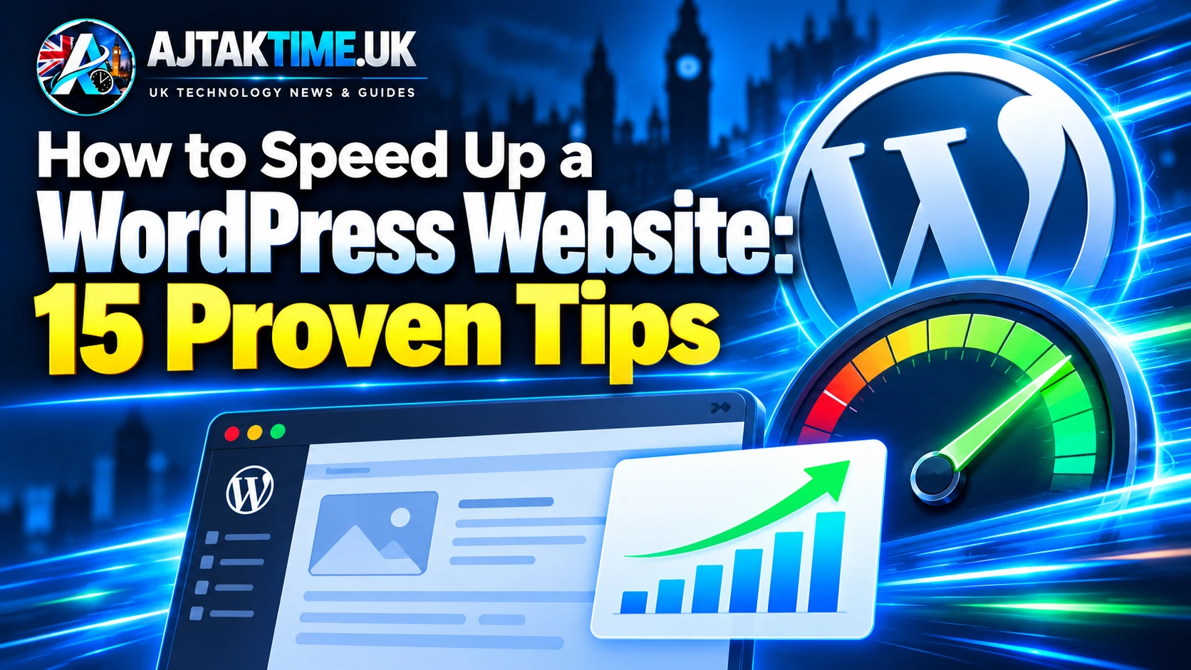 WordPress website speed optimization and performance testing